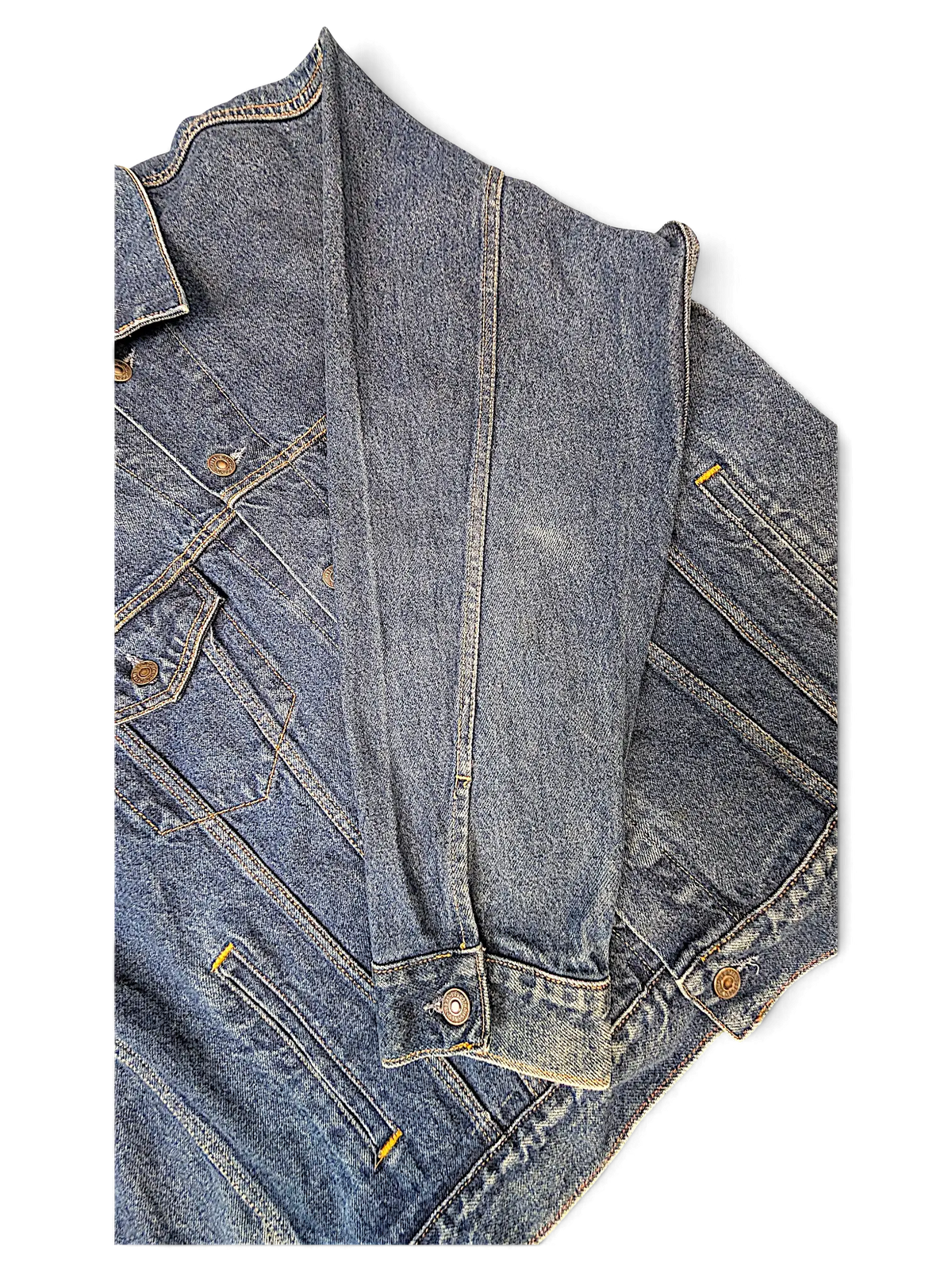 JAKE & IPI Levi Strauss Signature dark blue denim jacket with classic button-up front and chest pockets