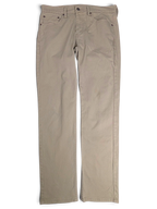 JAKE & IPI pre-owned Levi’s 511 slim fit jeans in beige stretch cotton denim with a classic five-pocket design.