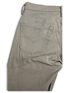 JAKE & IPI pre-owned Levi’s 511 slim fit beige stretch denim jeans showing the back pocket detail