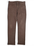 JAKE & IPI Levi's 511 slim fit brown denim jeans with classic five-pocket styling