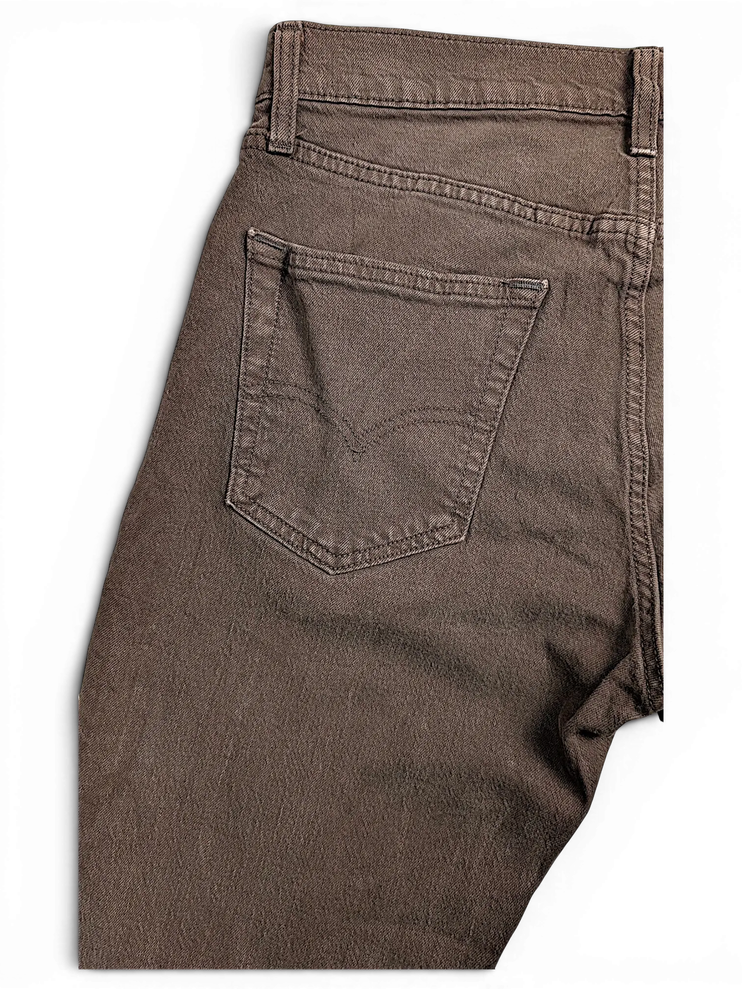 JAKE & IPI brown Levi's 511 slim fit denim jeans featuring back pocket stitching detail
