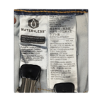 JAKE & IPI Levi's 511 -farkkujen sisäpuolen hoito- ja alkuperälappu Water<Less-merkinnällä