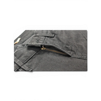 JAKE & IPI Levi's 710 super skinny -farkut hiilenharmaata denimiä metallisella vetoketjuhalkiolla ja vyölenkeillä