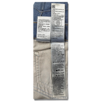 JAKE & IPI Levi's 726 flare -farkkujen sisäpuolen hoito- ja materiaalilappu: puuvilla-elastaanisekoite