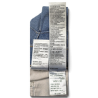 JAKE & IPI Levi's 726 flare -farkkujen sisäpuolen hoito- ja kokolappu: W32 L30