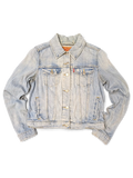 JAKE & IPI Levi's Strauss light wash denim jacket for girls with button-up front and chest pockets