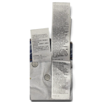 JAKE & IPI Levi's jeans interior care and material composition labels with five-pocket denim construction detail