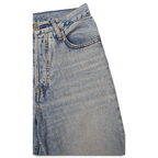 JAKE & IPI Levi's light wash denim jeans featuring a classic five-pocket construction and durable cotton fabric.