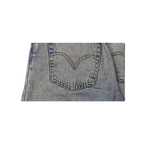 JAKE & IPI Levi's light wash denim jeans featuring classic back pocket stitching and five-pocket construction.