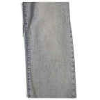 JAKE & IPI Levi's light wash blue denim jeans featuring a classic straight leg fit and durable cotton fabric.