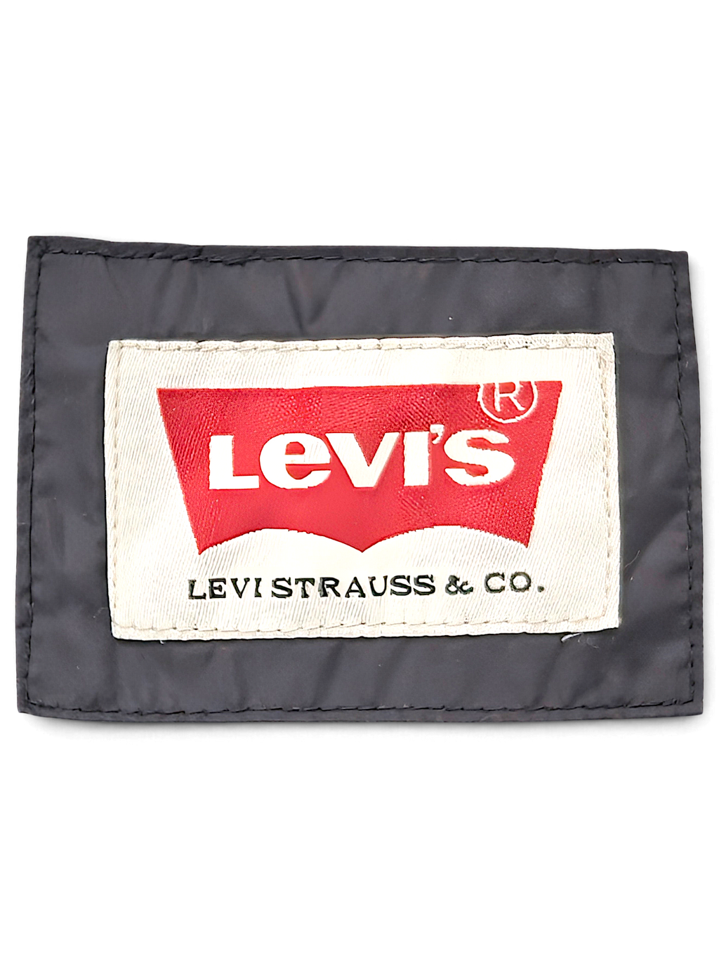 Levi's Black Nylon Bomber Jacket – XL; detail view showing fabric, construction, label or condition (image 5 of 10).