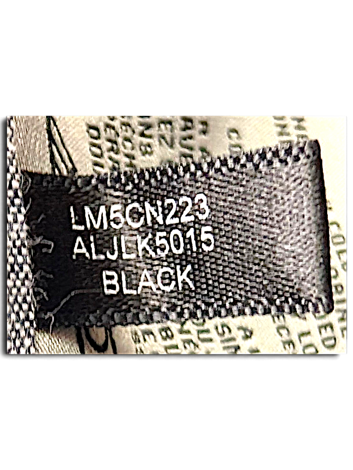 Levi's Black Nylon Bomber Jacket – XL; brand, size, composition or care-label detail (image 10 of 10).