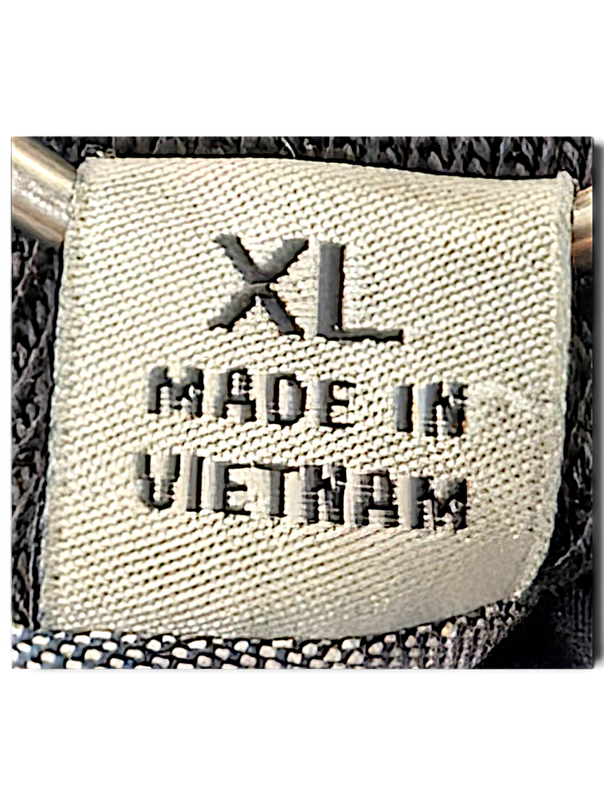 Levi's Black Nylon Bomber Jacket – XL; detail view showing fabric, construction, label or condition (image 7 of 10).