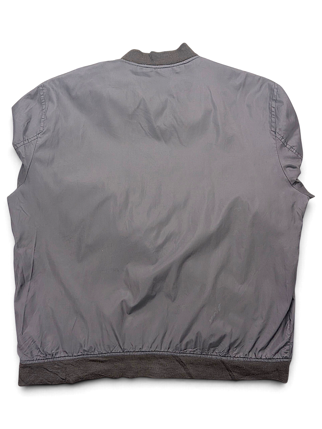 Levi's Black Nylon Bomber Jacket – XL; back view (image 2 of 10).