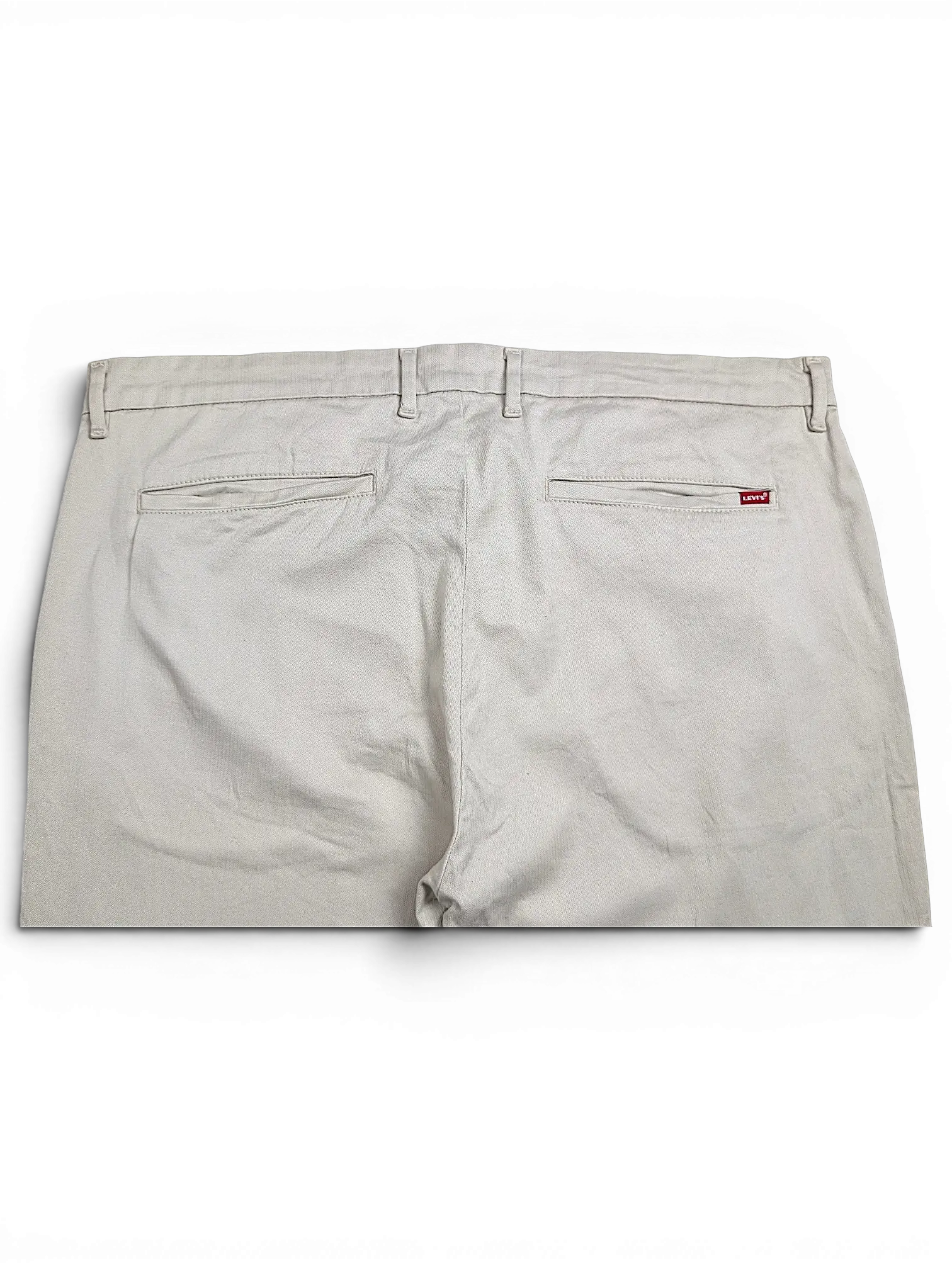 JAKE & IPI Levi's XX Chino 511 slim fit trousers in beige with back pockets and red brand tab
