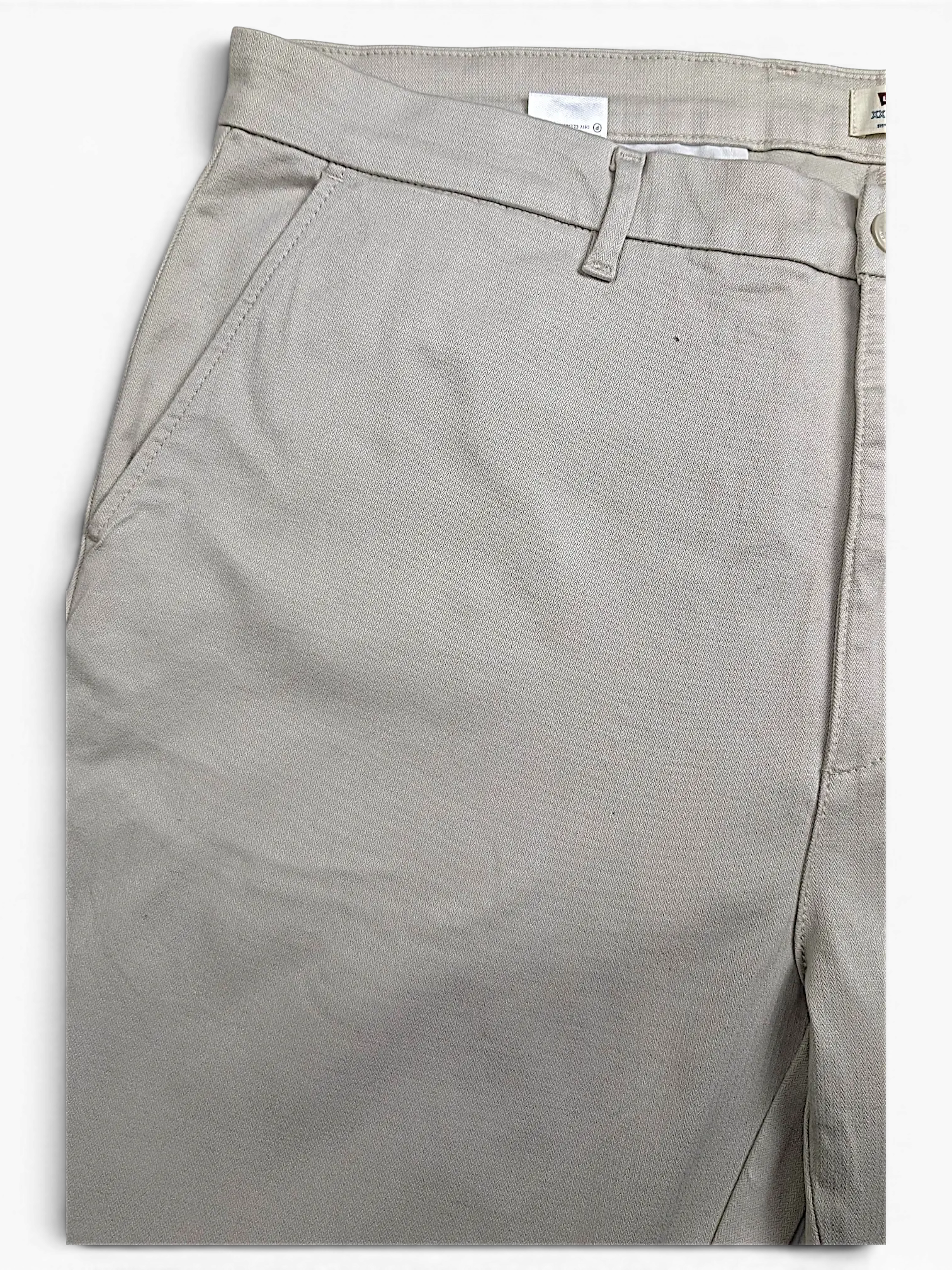 JAKE & IPI Levi's XX Chino 511 slim fit trousers in beige cotton twill with side pockets and belt loops
