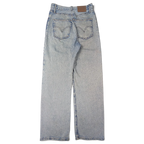 JAKE & IPI light wash denim jeans with classic five-pocket construction and back pocket stitching