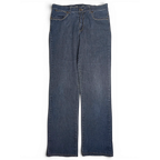 JAKE & IPI Lois Jane comfort waist -farkut tummansinistä denimiä klassisella viisitaskumallilla.