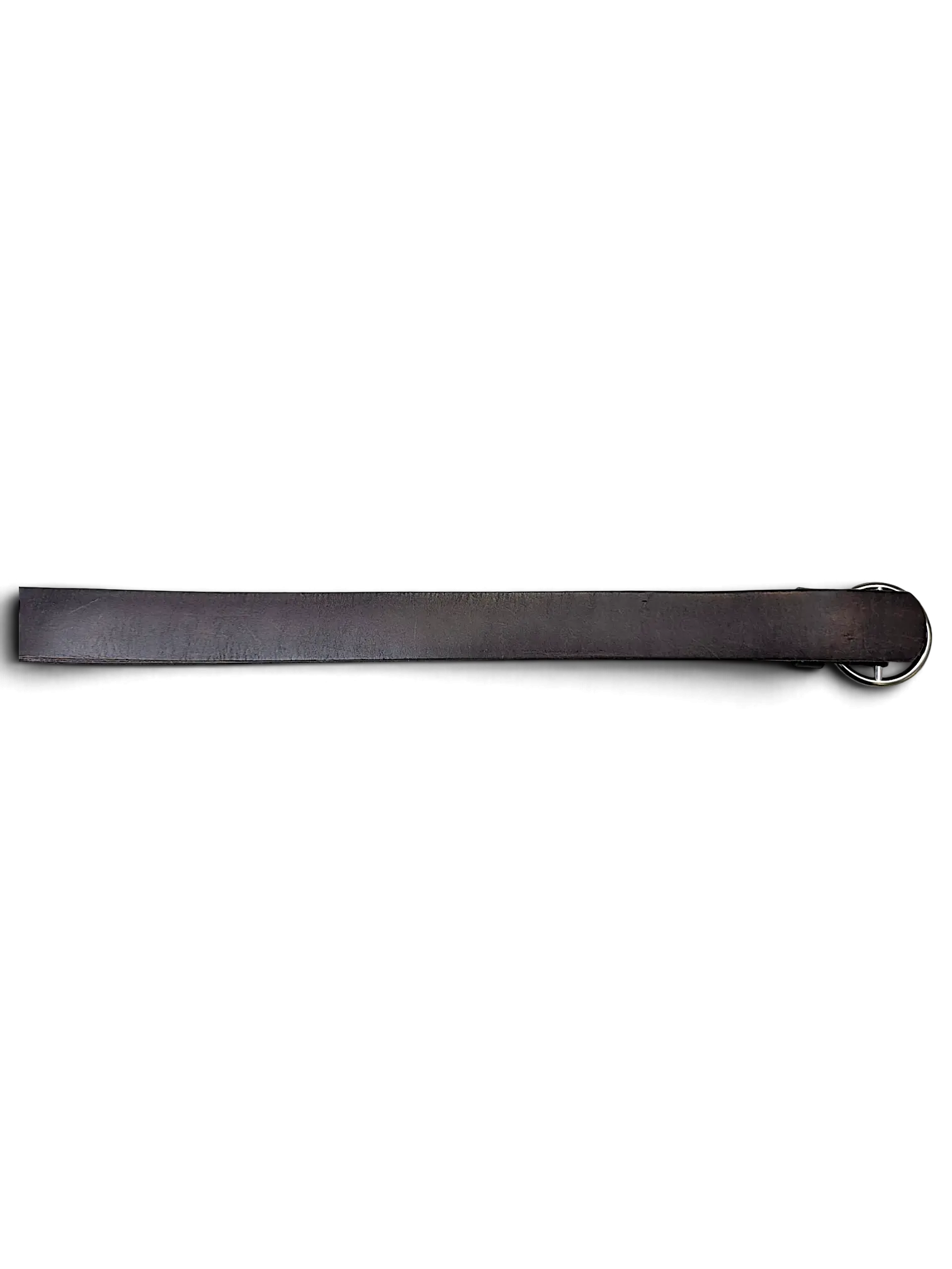 JAKE & IPI Marc O'Polo dark brown leather belt with a silver-tone circular buckle