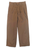 JAKE & IPI pre-owned Marlboro Classics brown straight-leg cotton chinos with a classic button fly and waistband.