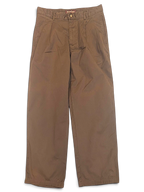 JAKE & IPI pre-owned Marlboro Classics brown straight-leg cotton chinos with a classic button fly and waistband.