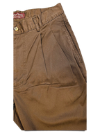JAKE & IPI pre-owned Marlboro Classics brown cotton chino trousers with a classic straight-leg cut and button detail.