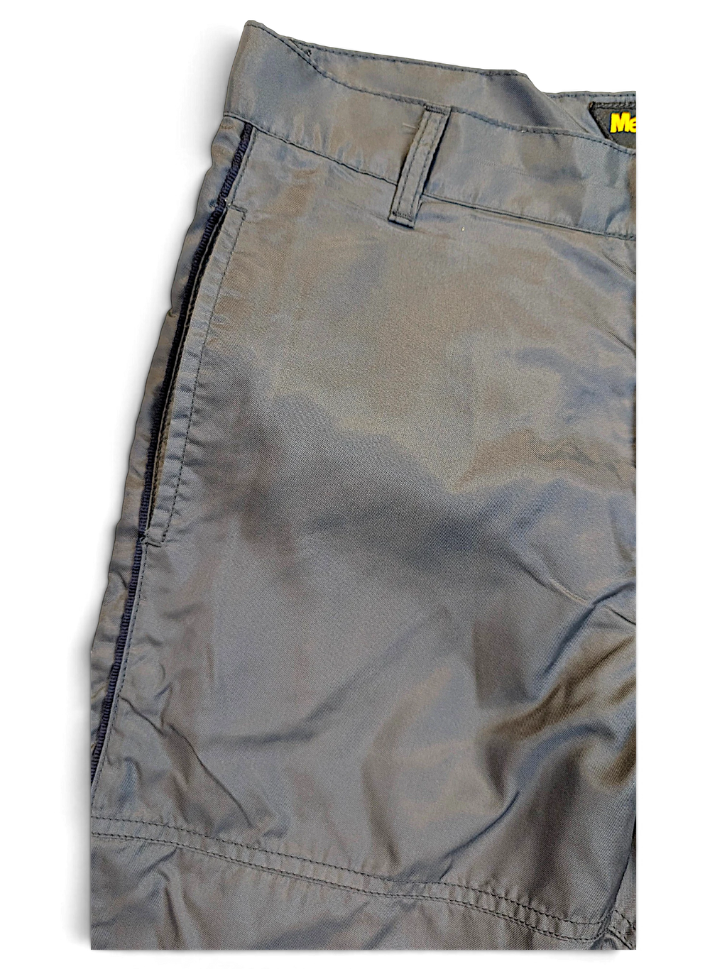 JAKE & IPI Meltin'Pot dark khaki windbreaker pants with lightweight shell fabric and side pocket detail