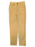JAKE & IPI pre-owned Moschino Jeans beige straight-leg trousers with a classic button fly and minimal design.