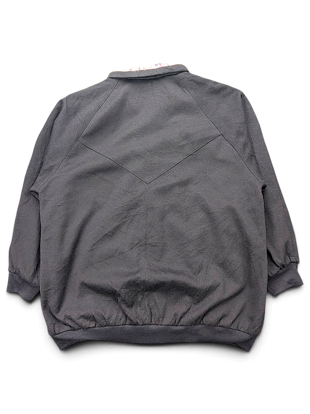 Basic Editions Black Floral Reversible Jacket – One Size; back view (image 2 of 4).
