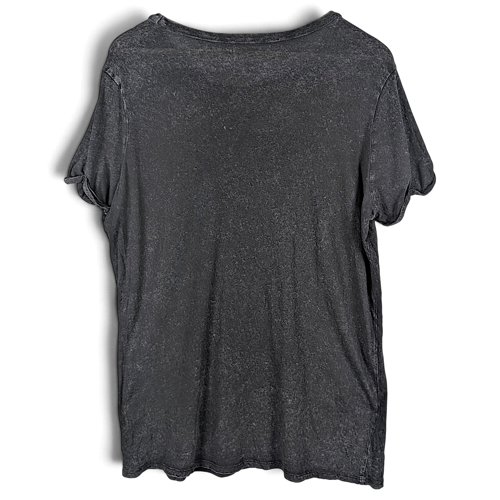 AC/DC Back in Black Distressed Black T-Shirt – back view