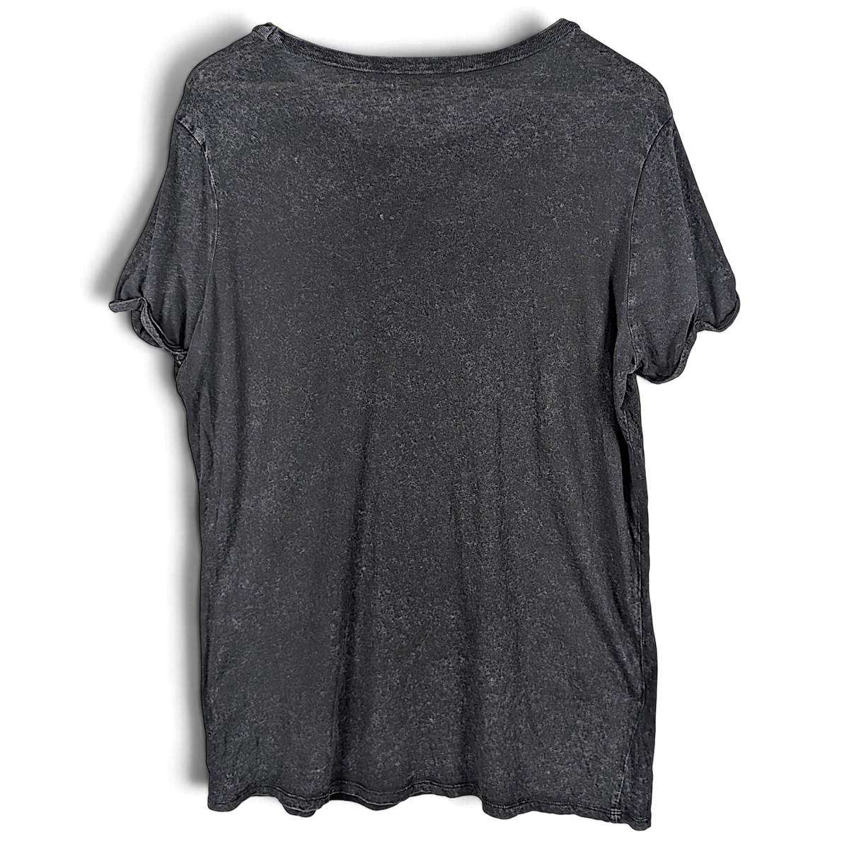AC/DC Back in Black Distressed Black T-Shirt – back view