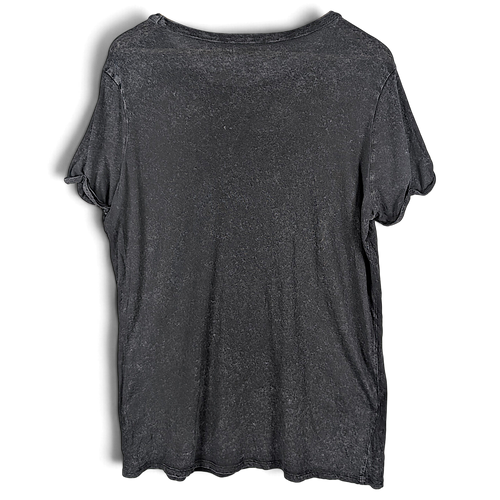 AC/DC Back in Black Distressed Black T-Shirt – back view
