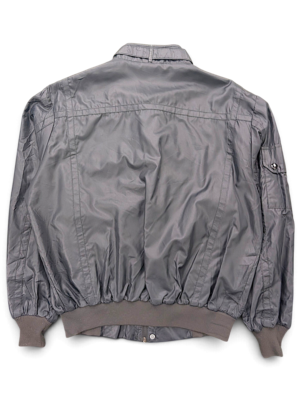 MBA Auto Arc Black Utility Bomber Jacket – L; front view (image 1 of 7).