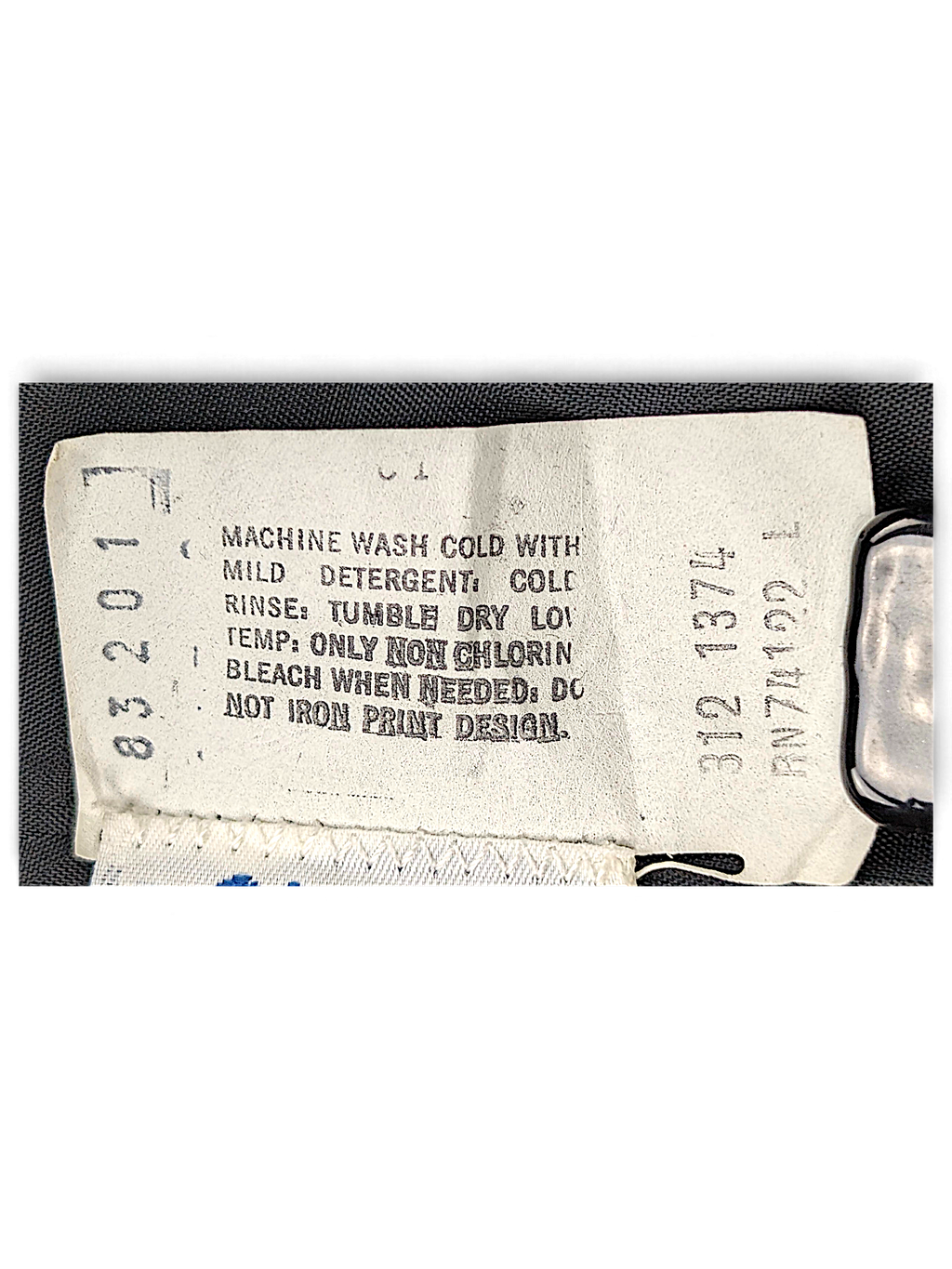 MBA Auto Arc Black Utility Bomber Jacket – L; detail view showing fabric, construction, label or condition (image 6 of 7).