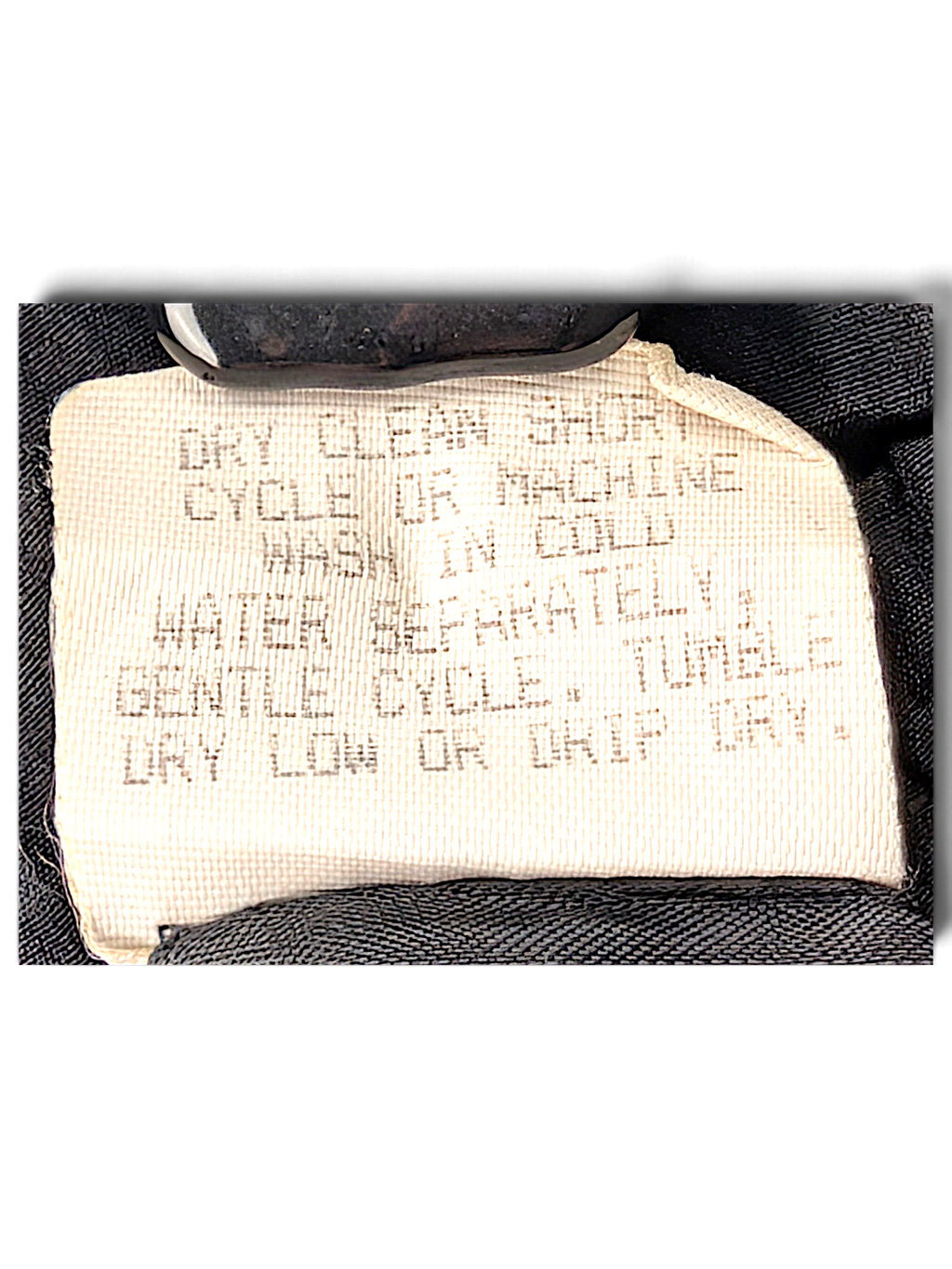 Kristen Blake Black Crinkle Windbreaker – M; brand, size, composition or care-label detail (image 5 of 5).