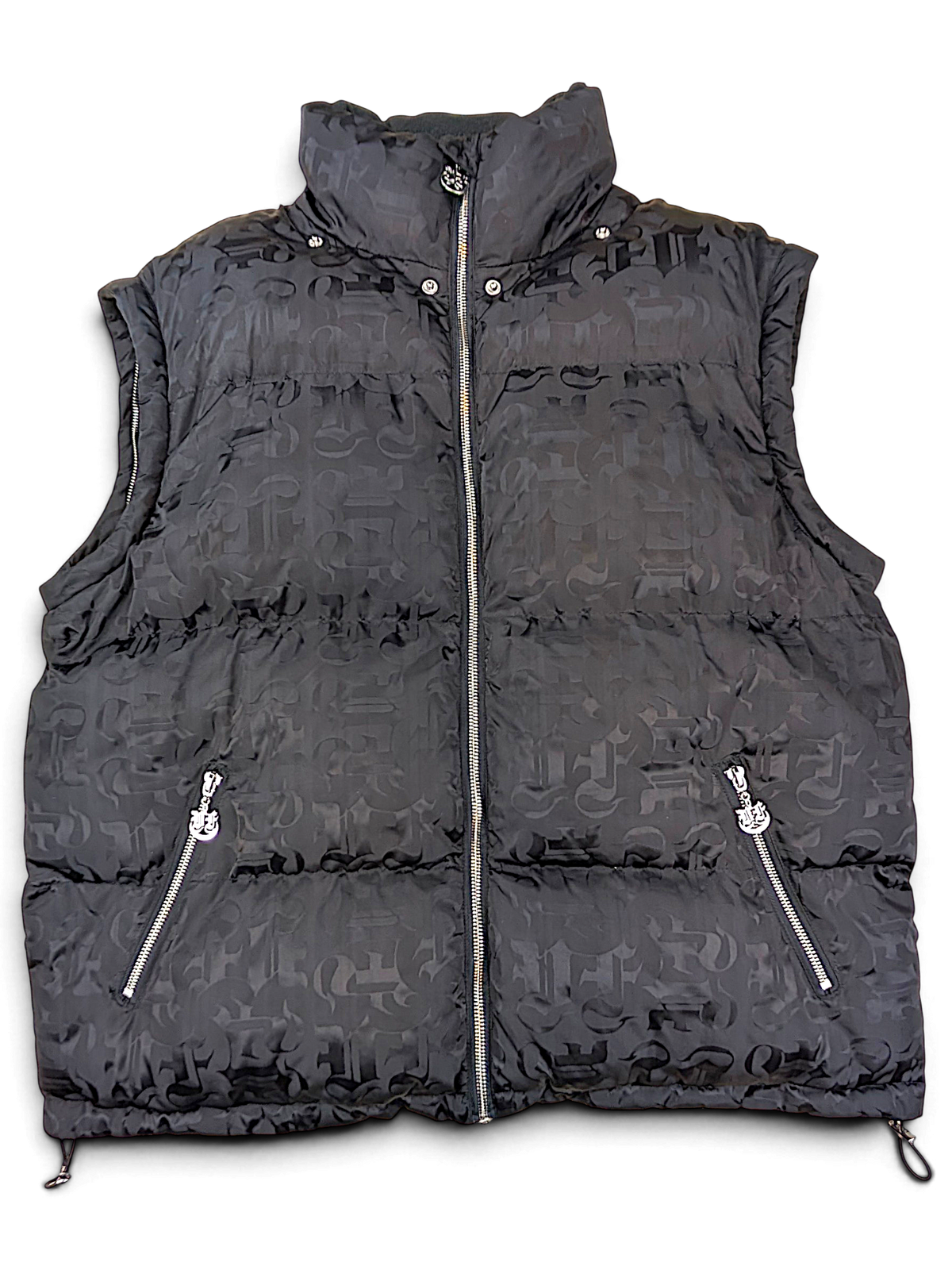 VFlame black padded vest configuration with sleeves removed
