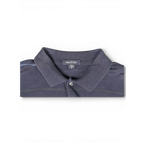 JAKE & IPI pre-owned navy Nautica polo shirt with subtle horizontal stripes and a ribbed collar