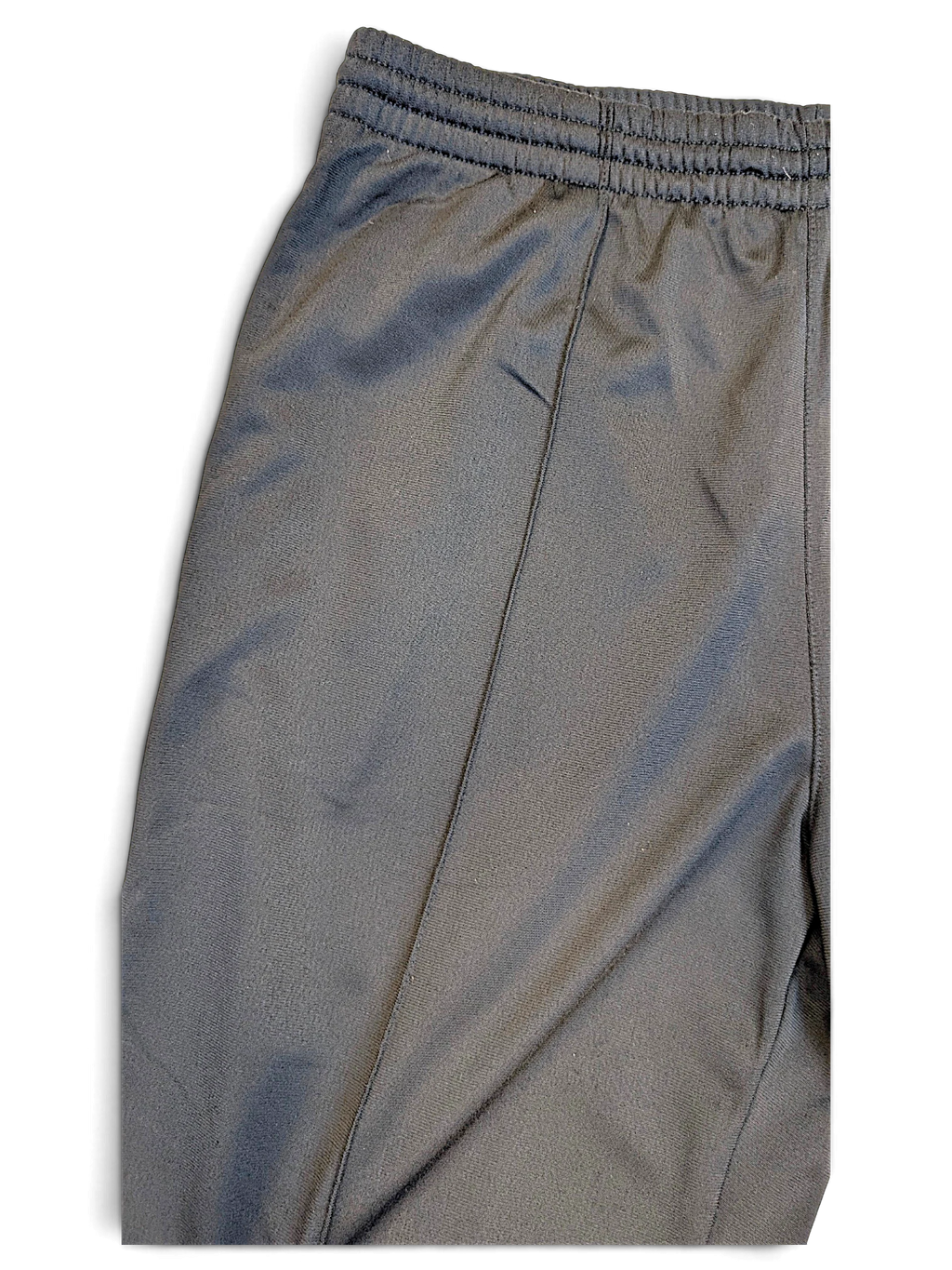 JAKE & IPI Nike grey polyester track pants with blue piping and elastic waistband