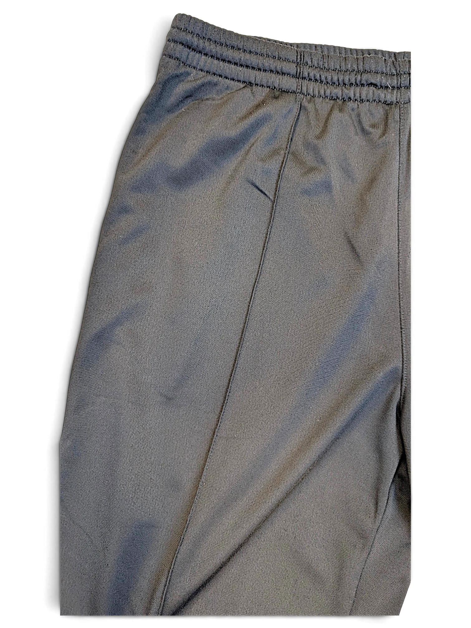 JAKE & IPI Nike grey polyester track pants with blue piping and elastic waistband