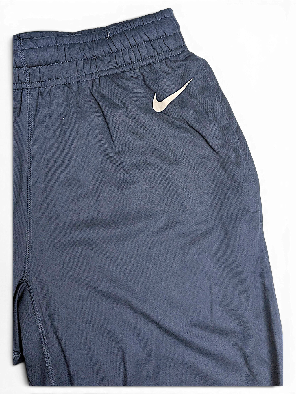JAKE & IPI Nike NFL Chicago Bears navy blue Dri-FIT track pants with white swoosh logo detail