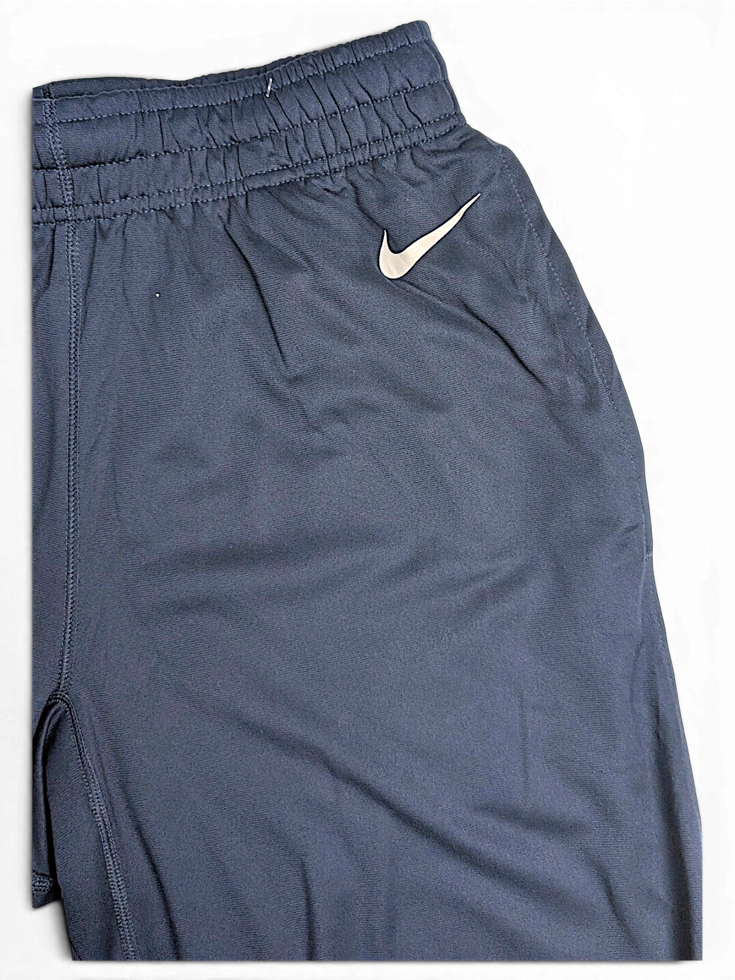 JAKE & IPI Nike NFL Chicago Bears navy blue Dri-FIT track pants with white swoosh logo detail