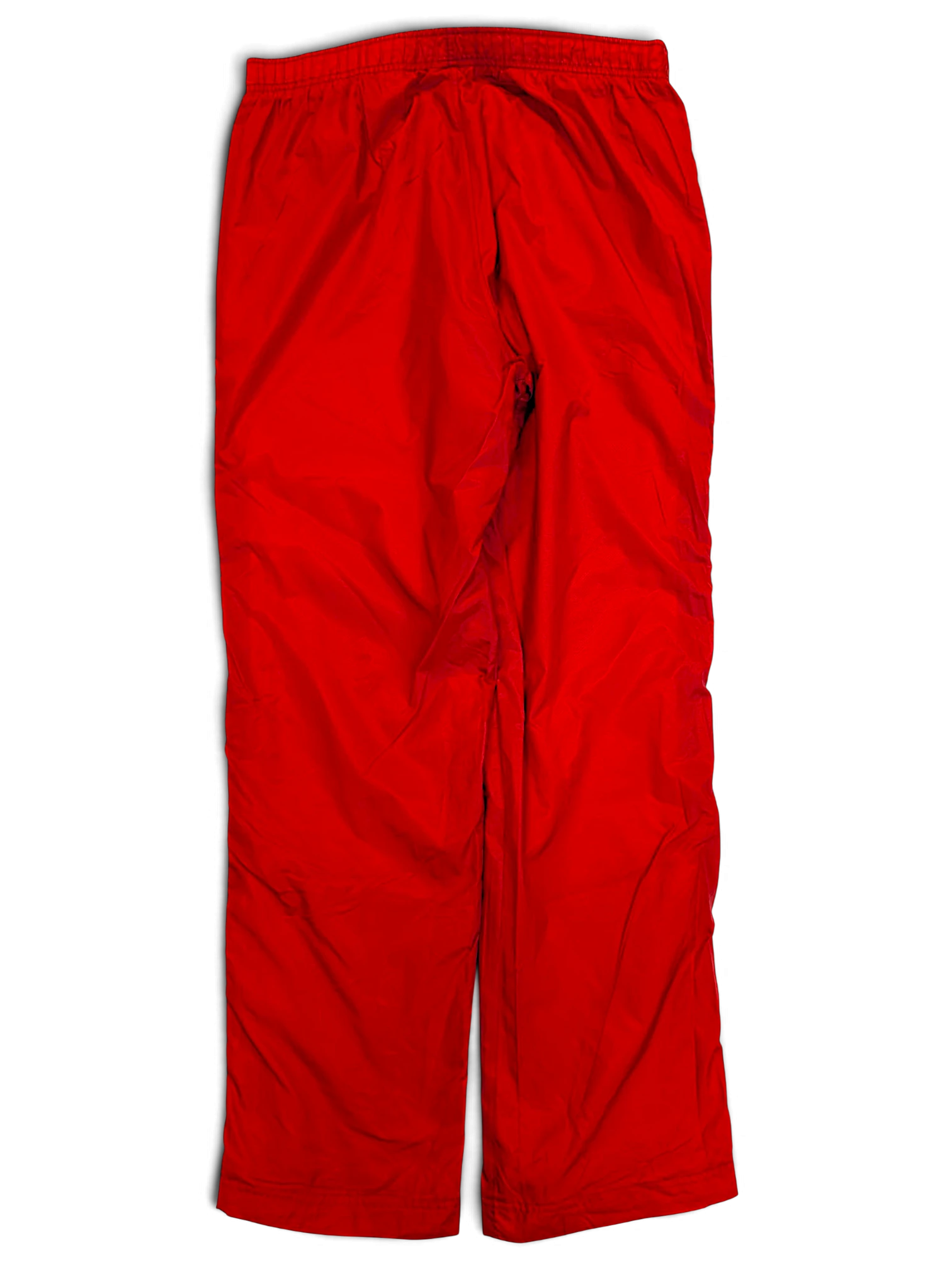 JAKE & IPI pre-owned red Nike track pants with an elasticated waistband and relaxed fit