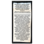 JAKE & IPI Nike track pants care label showing polyester and elastane fabric composition and Vietnam origin