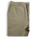 JAKE & IPI Bad Get It On double knee workwear pants in olive green canvas with reinforced stitching detail