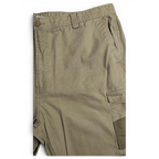 JAKE & IPI Bad Get It On olive green double knee workwear pants with reinforced stitching and side cargo pockets