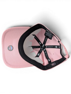 JAKE & IPI pink IBE NY Moma baseball cap, interior view showing 9TWENTY branding and cotton construction.