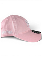 JAKE & IPI light pink New Era 9TWENTY baseball cap with white NY and MoMA embroidery on the side