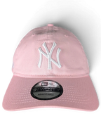 JAKE & IPI light pink New Era 9TWENTY adjustable baseball cap with white New York Yankees logo embroidery