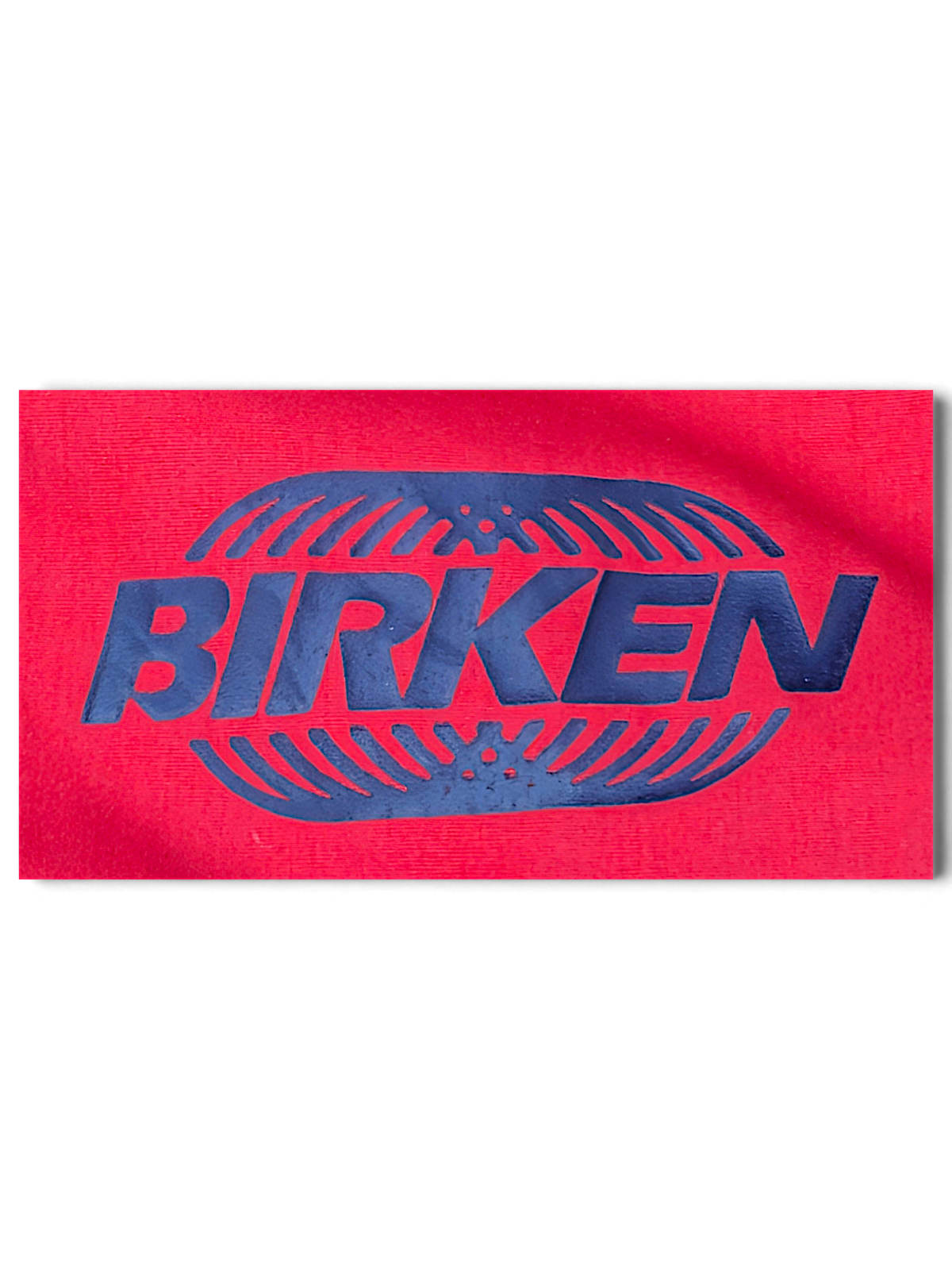 Auburn Sportswear Birken Red and Navy Jacket; Birken lettering on the red chest panel.