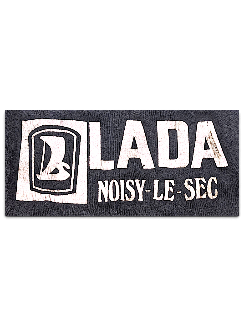 Vintage Lada Noisy-Le-Sec Red Racing Jacket – Estimated M; detail view showing fabric, construction, label or condition (image 3 of 4).